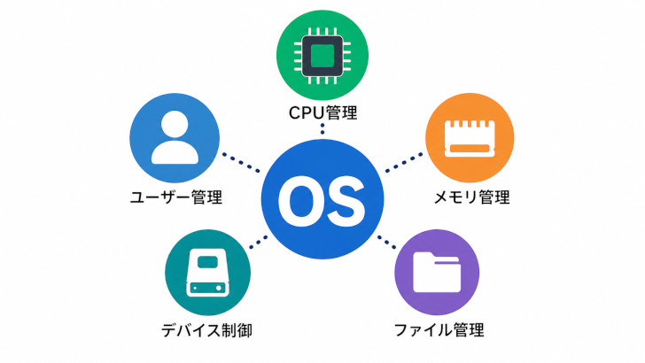 OS（基本ソフト）の勉強をする
