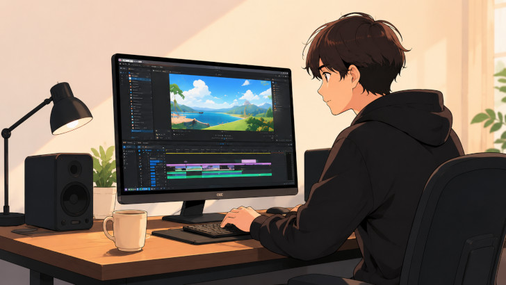 動画編集する人