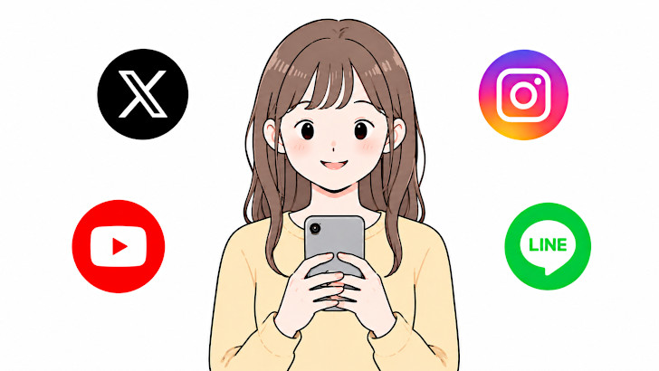 SNSアカウント（＋ note など）を開設する