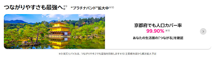 楽天モバイル（エリア確認）